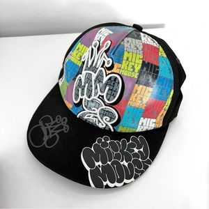 Disney Parks Authentic Mickey Mouse Grafitti Hat
